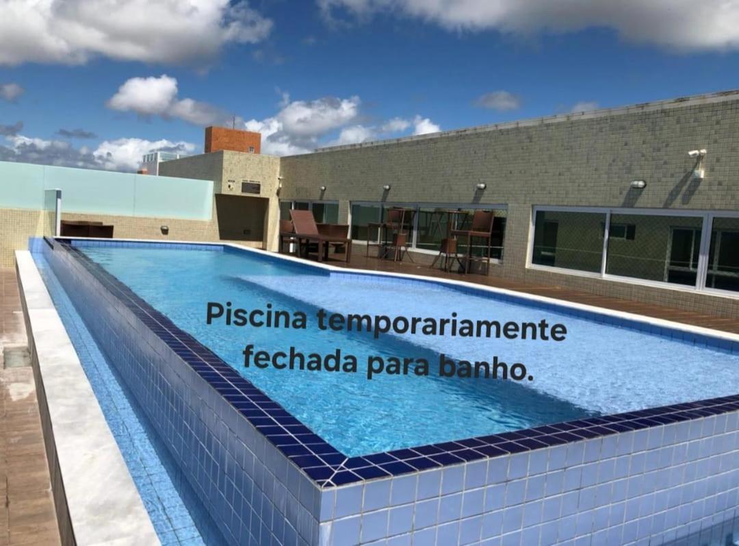 Confortavel Flat Com Piscina De Borda Infinita Na Cobertura Cabedelo Eksteriør billede